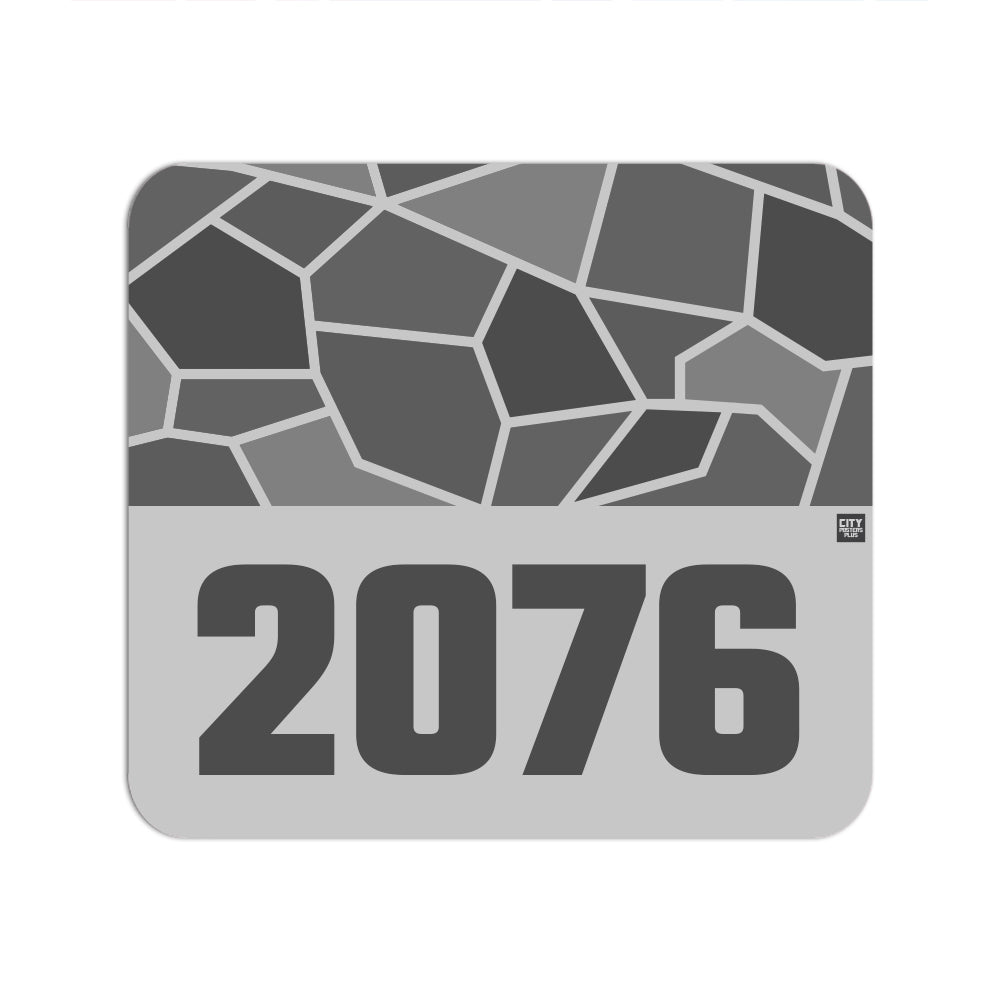 2076 Year Mousepad (Melange Grey)