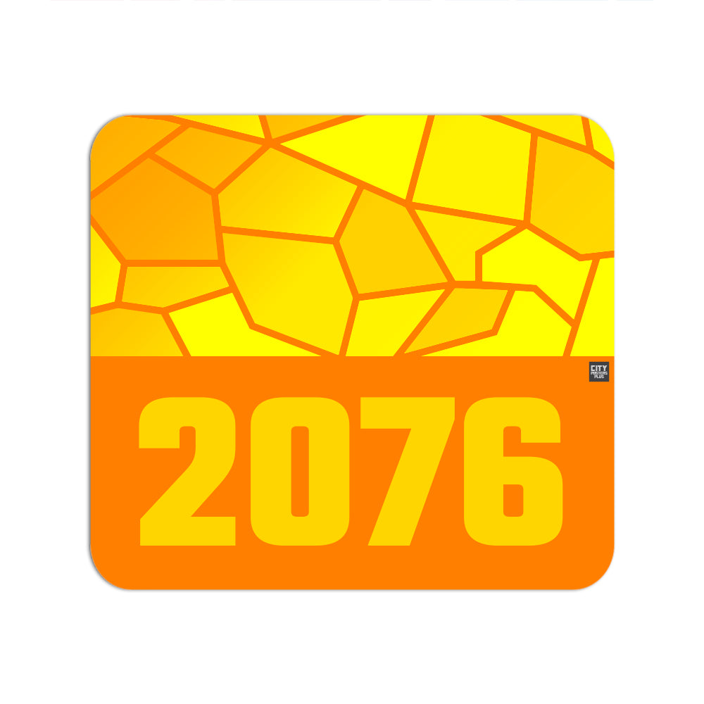 2076 Year Mousepad (Orange)