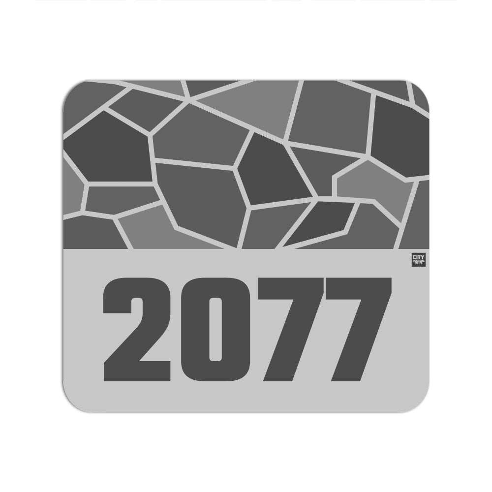 2077 Year Mousepad (Melange Grey)