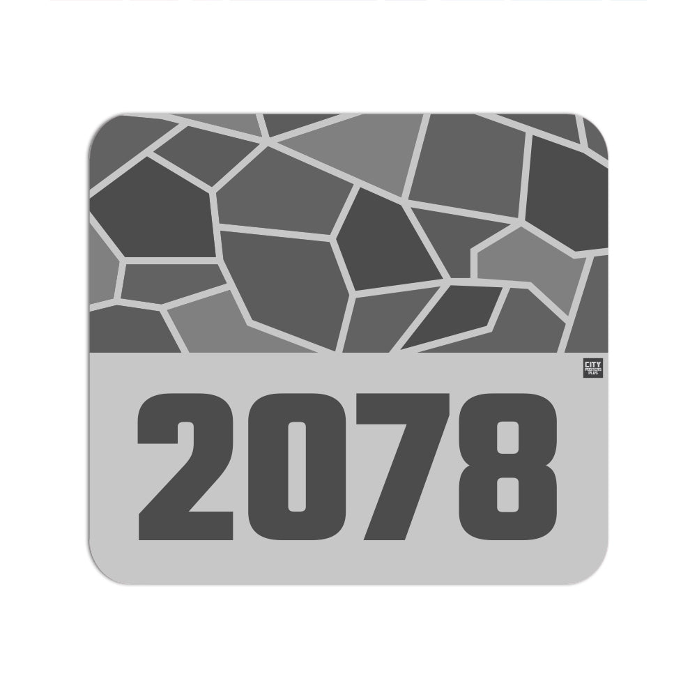 2078 Year Mousepad (Melange Grey)