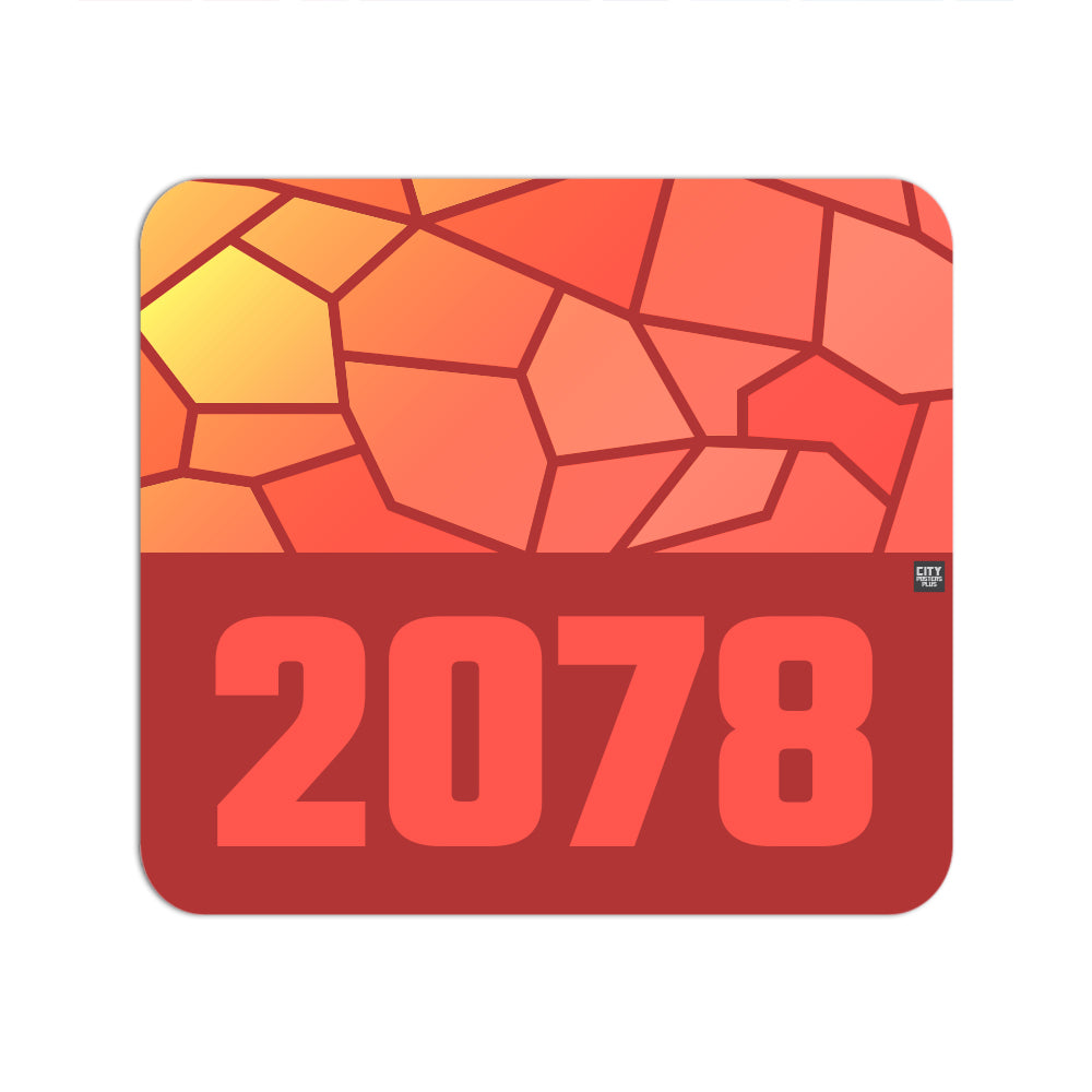 2078 Year Mousepad (Red)