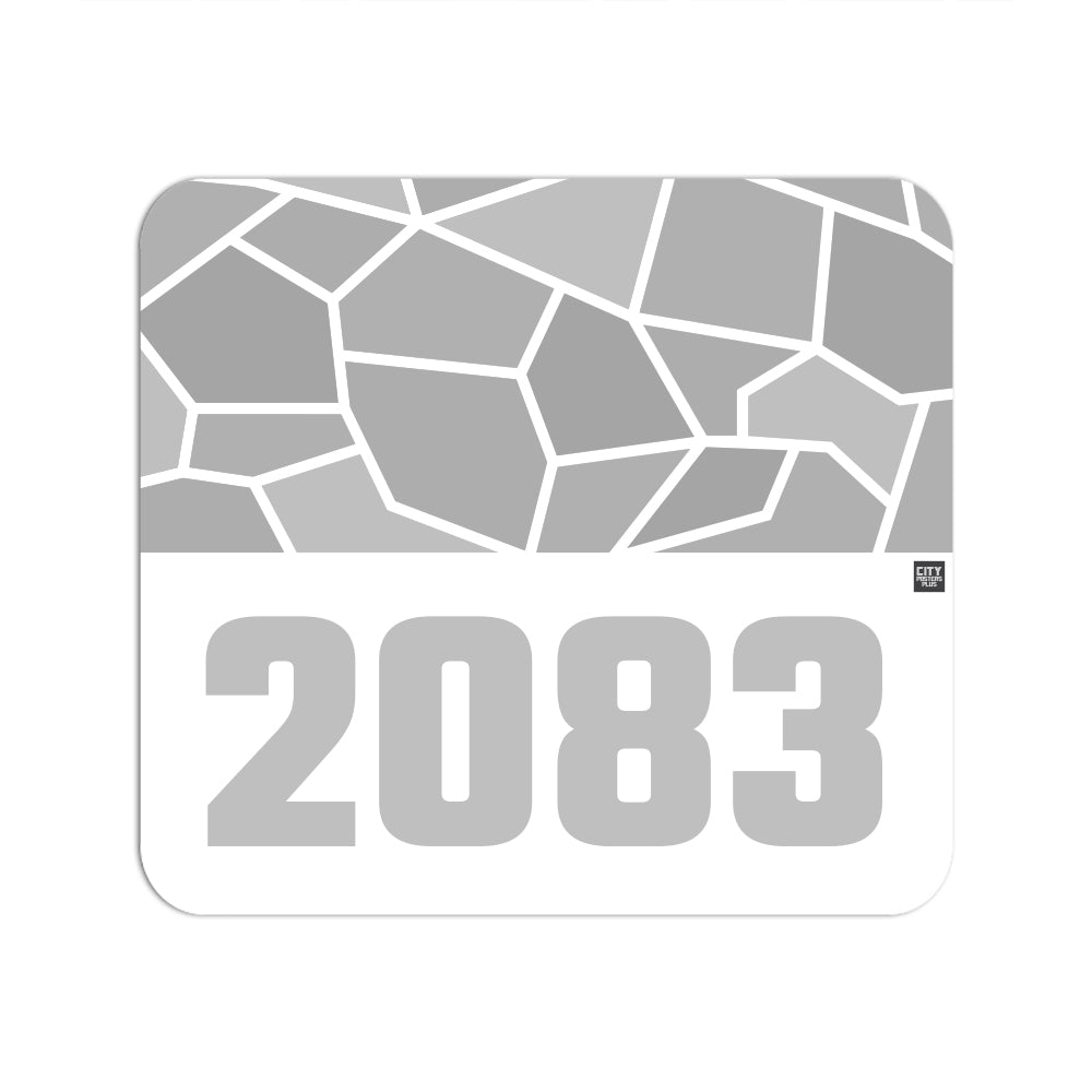 2083 Year Mousepad (White)