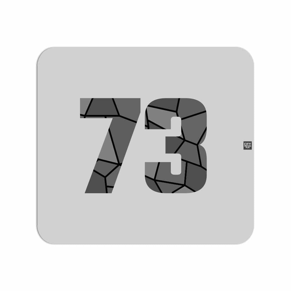 73 Number Mousepad (Melange Grey)