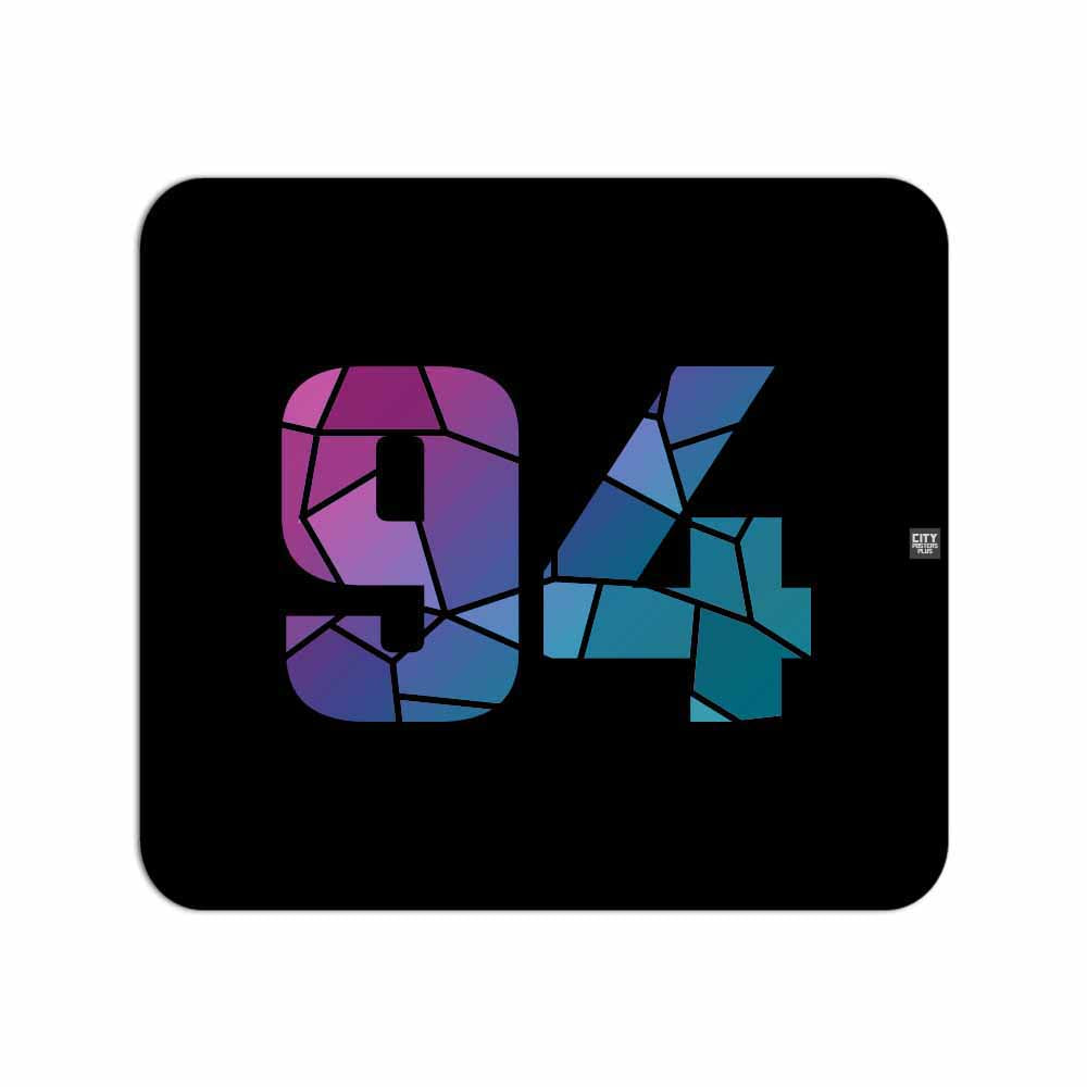 94 Number Mousepad (Black)