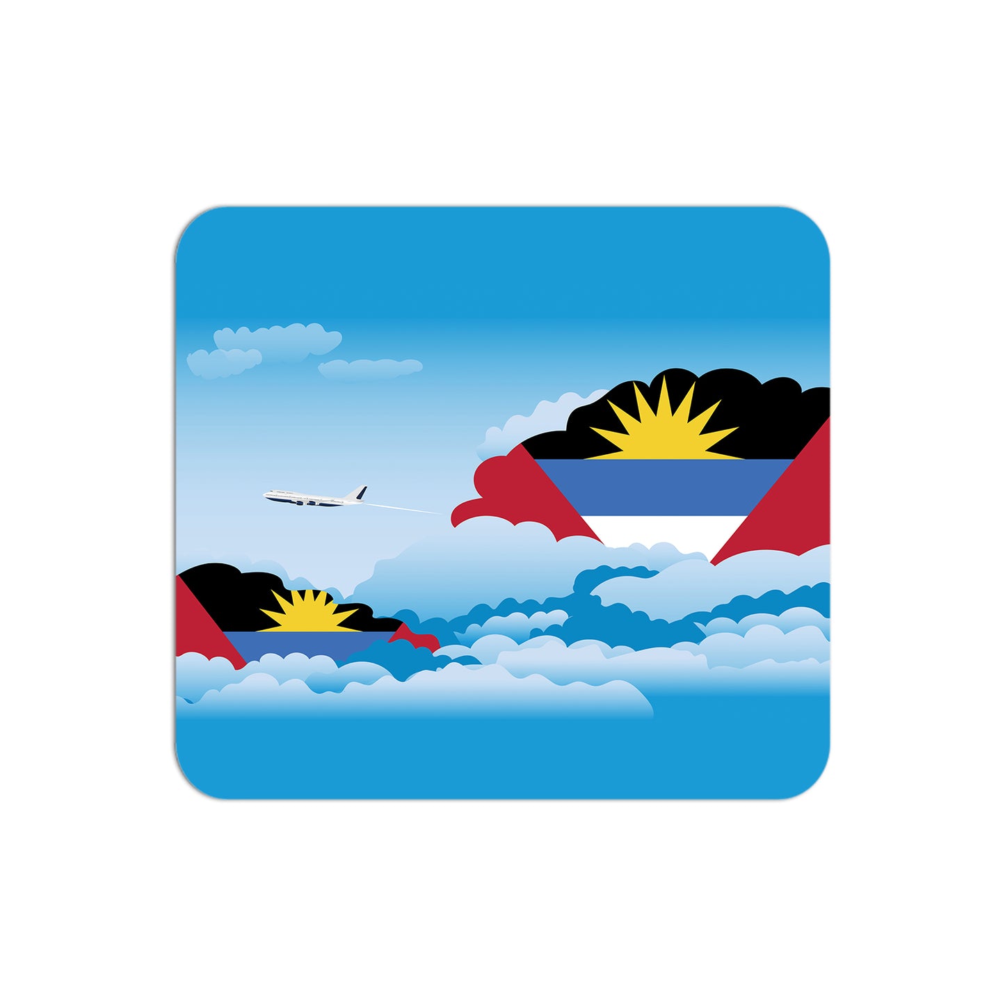 Antigua and Barbuda Day Clouds Mouse pad