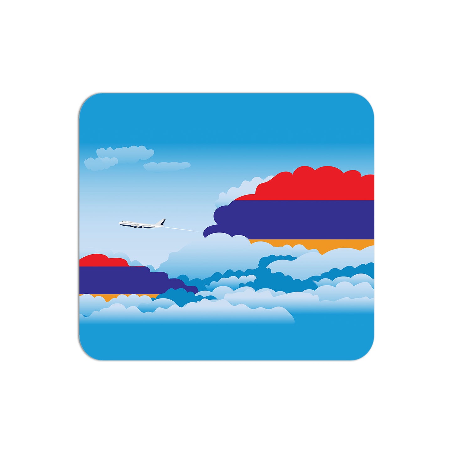 Armenia Day Clouds Mouse pad
