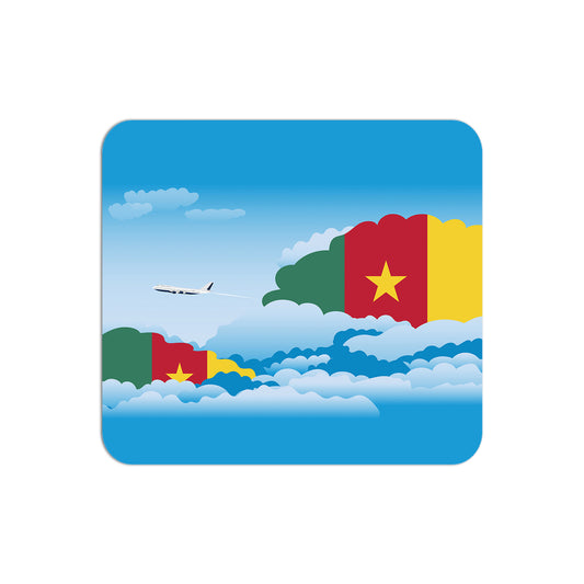 Cameroon Airplane Airport Flight Day Clouds Mousepad