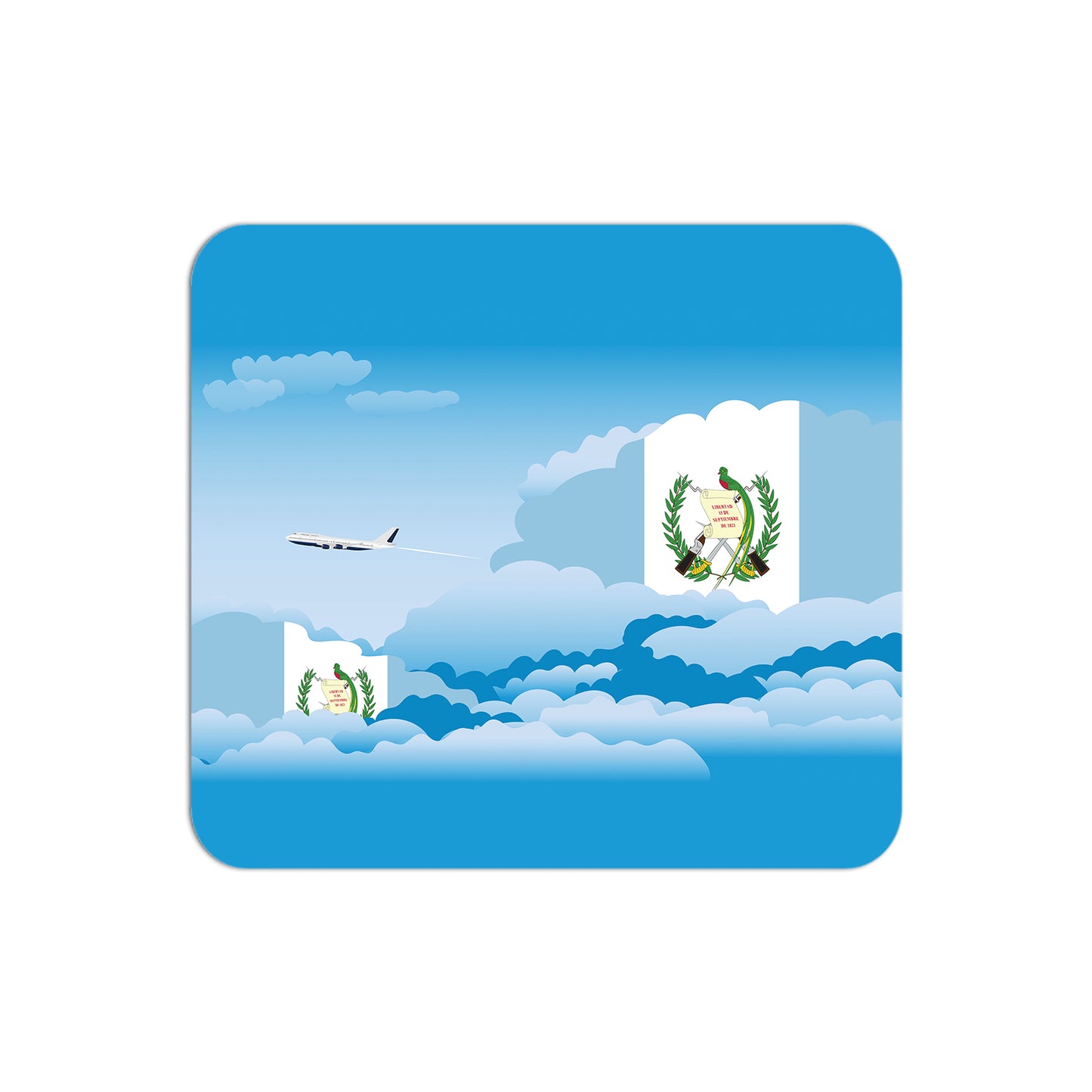 Guatemala Day Clouds Mouse pad