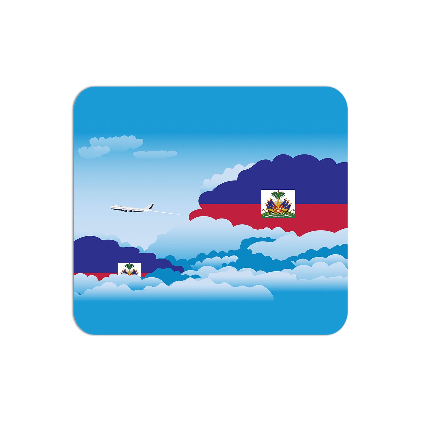 Haiti Day Clouds Mouse pad