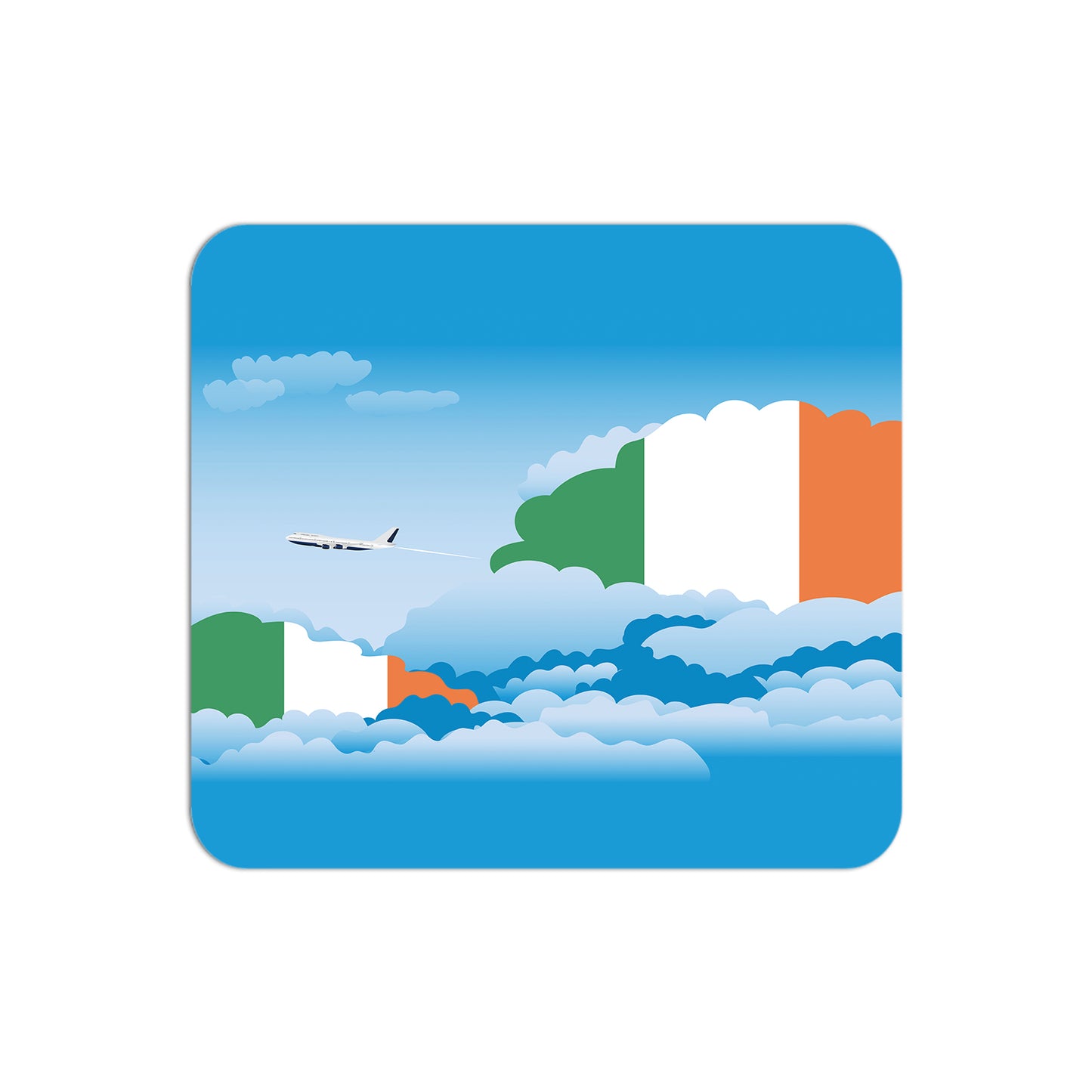 Ireland Day Clouds Mouse pad