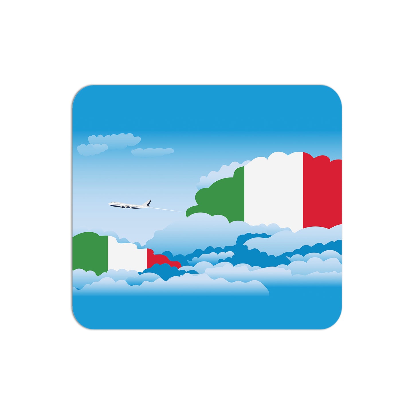 Italy Day Clouds Mouse pad