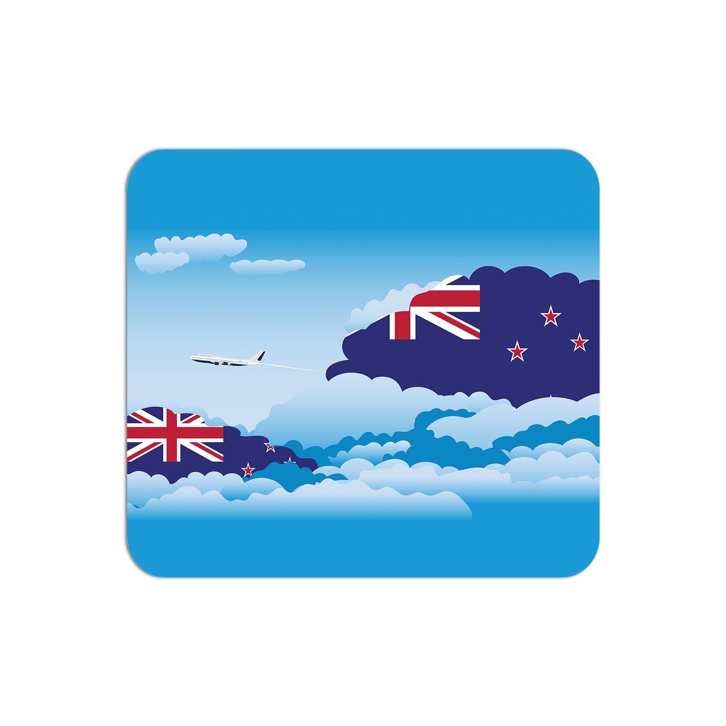 New Zealand Day Clouds Mouse pad