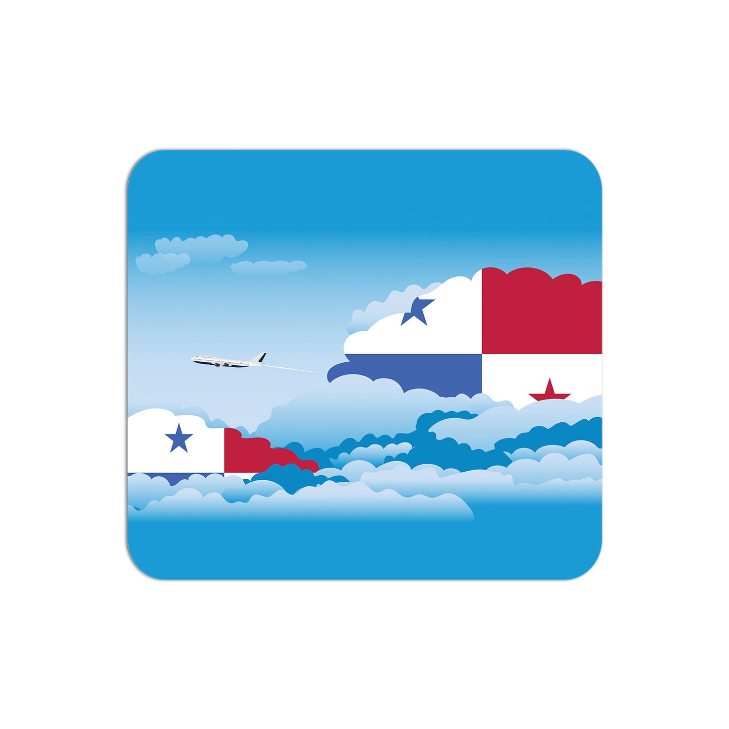 Panama Day Clouds Mouse pad