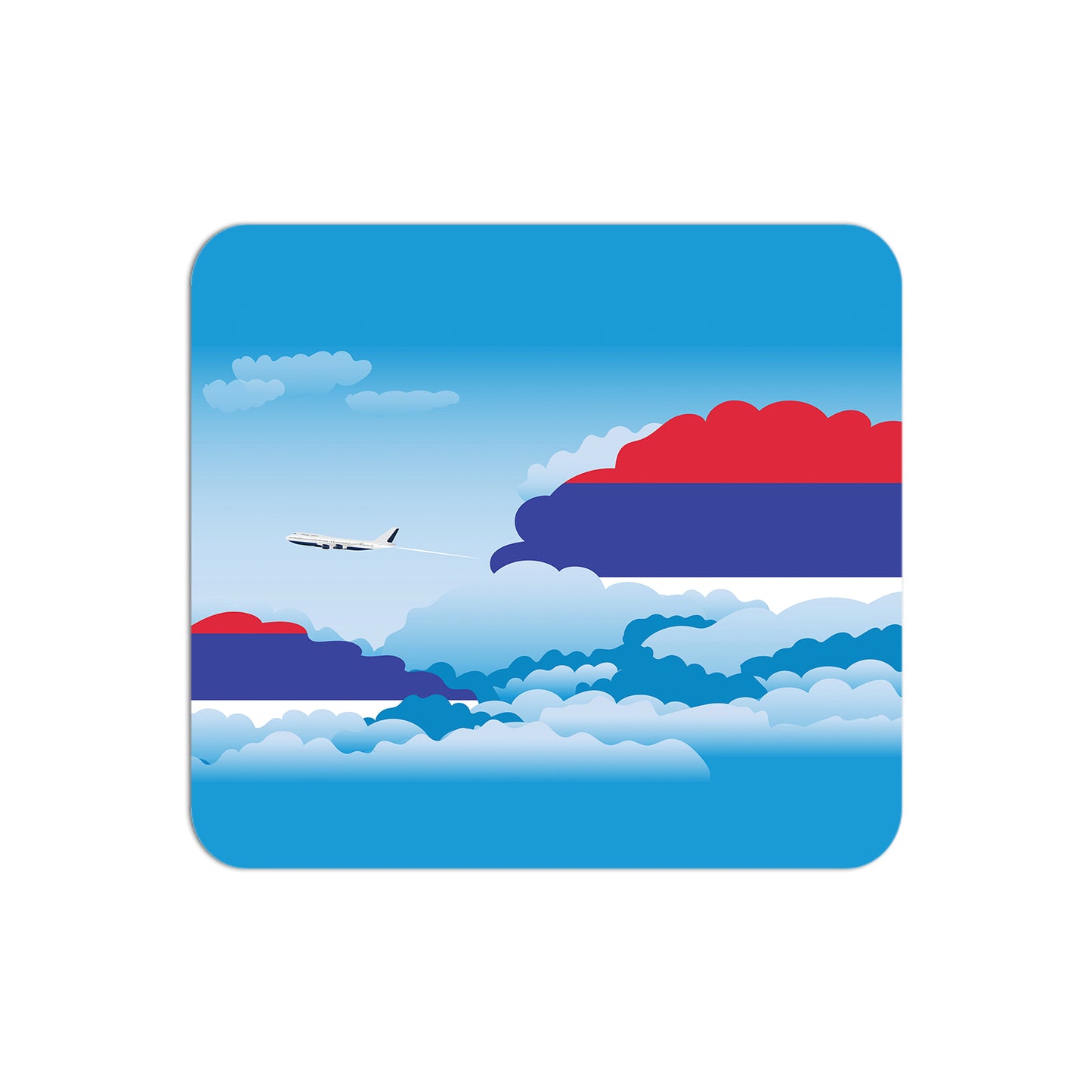 Republika Srpska Airplane Airport Flight Day Clouds Mousepad