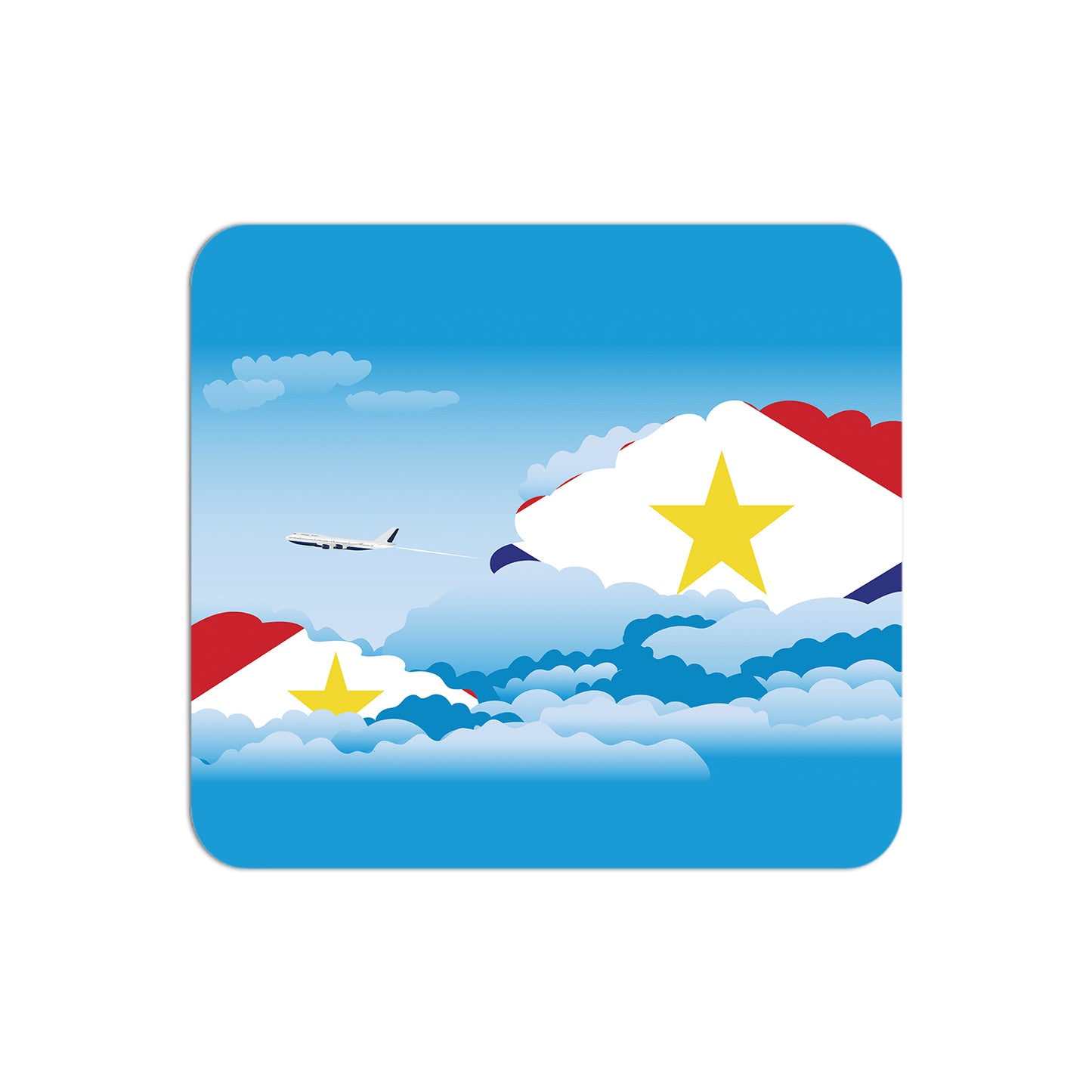 Saba Day Clouds Mouse pad