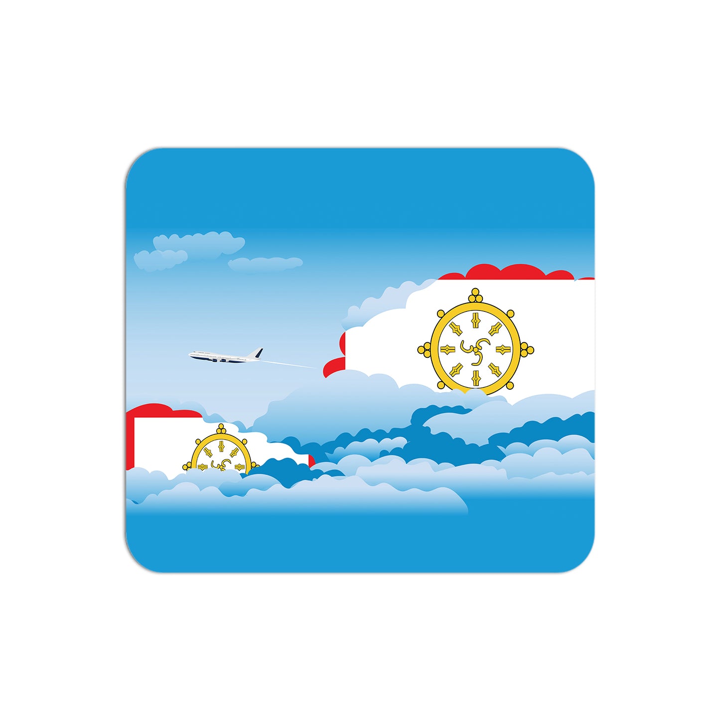Sikkim Day Clouds Mouse pad