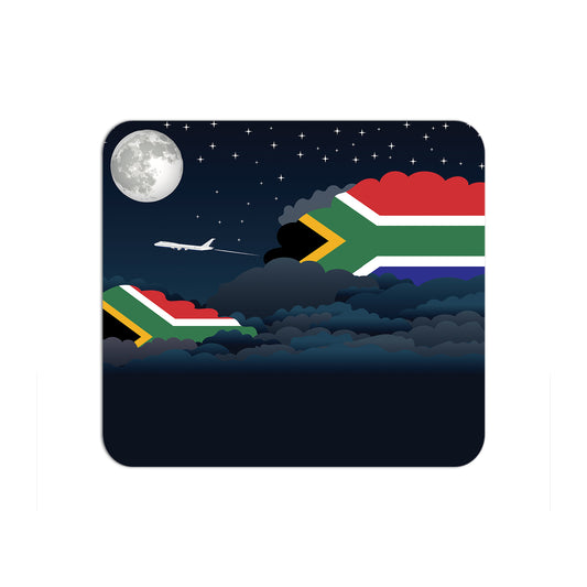 South Africa Airplane Airport Flight Night Clouds Mousepad