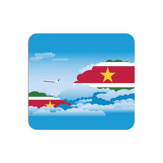Suriname Airplane Airport Flight Day Clouds Mousepad