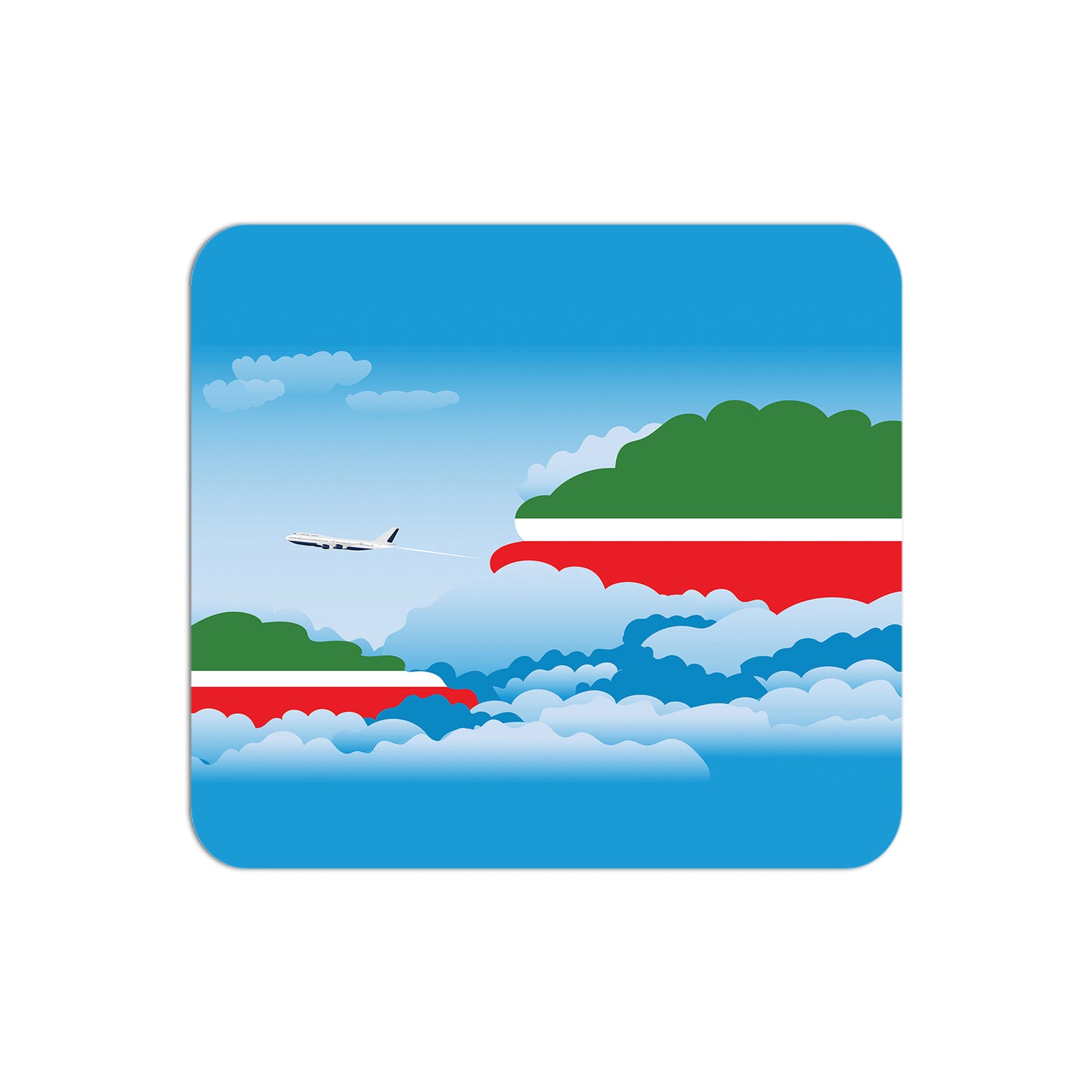 Tatarstan Day Clouds Mouse pad