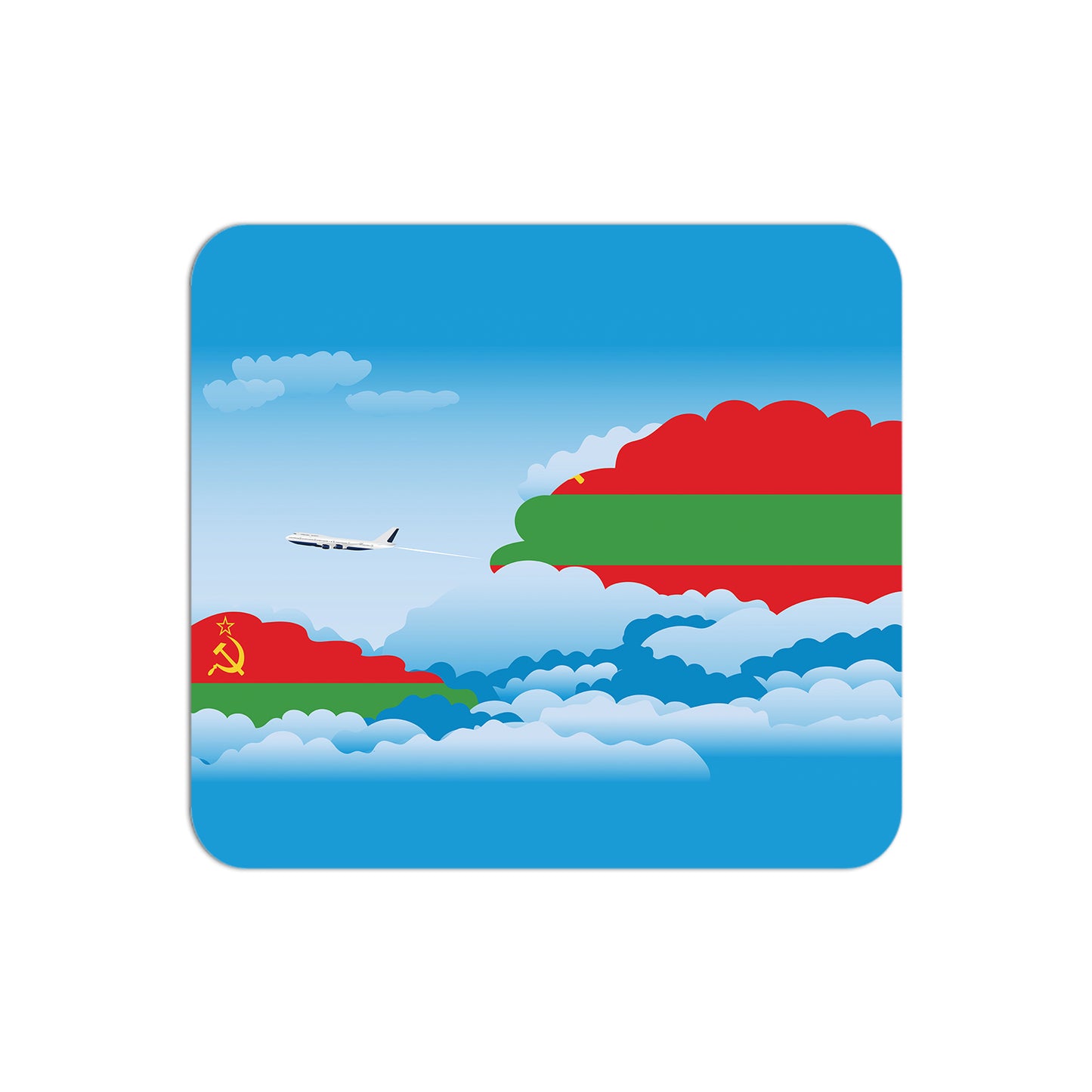 Transnistria Day Clouds Mouse pad