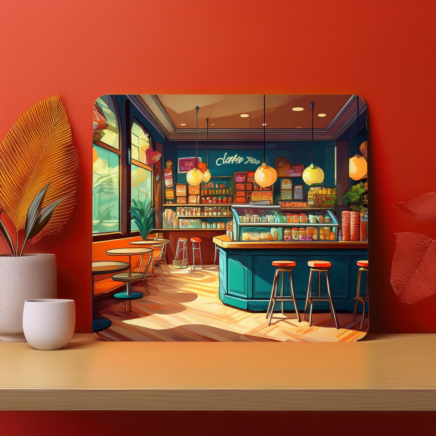 Café Coffee Shop Mousepad