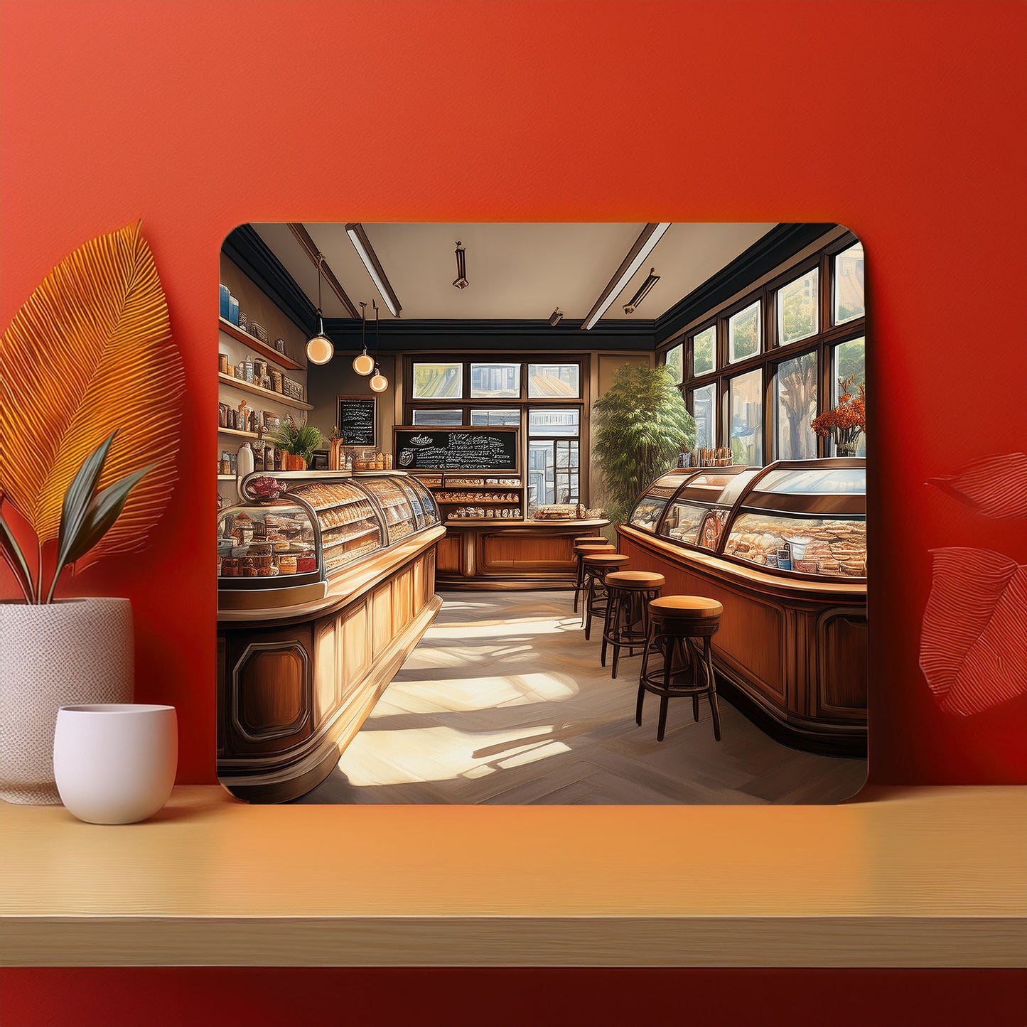 Café Coffee Shop Mousepad