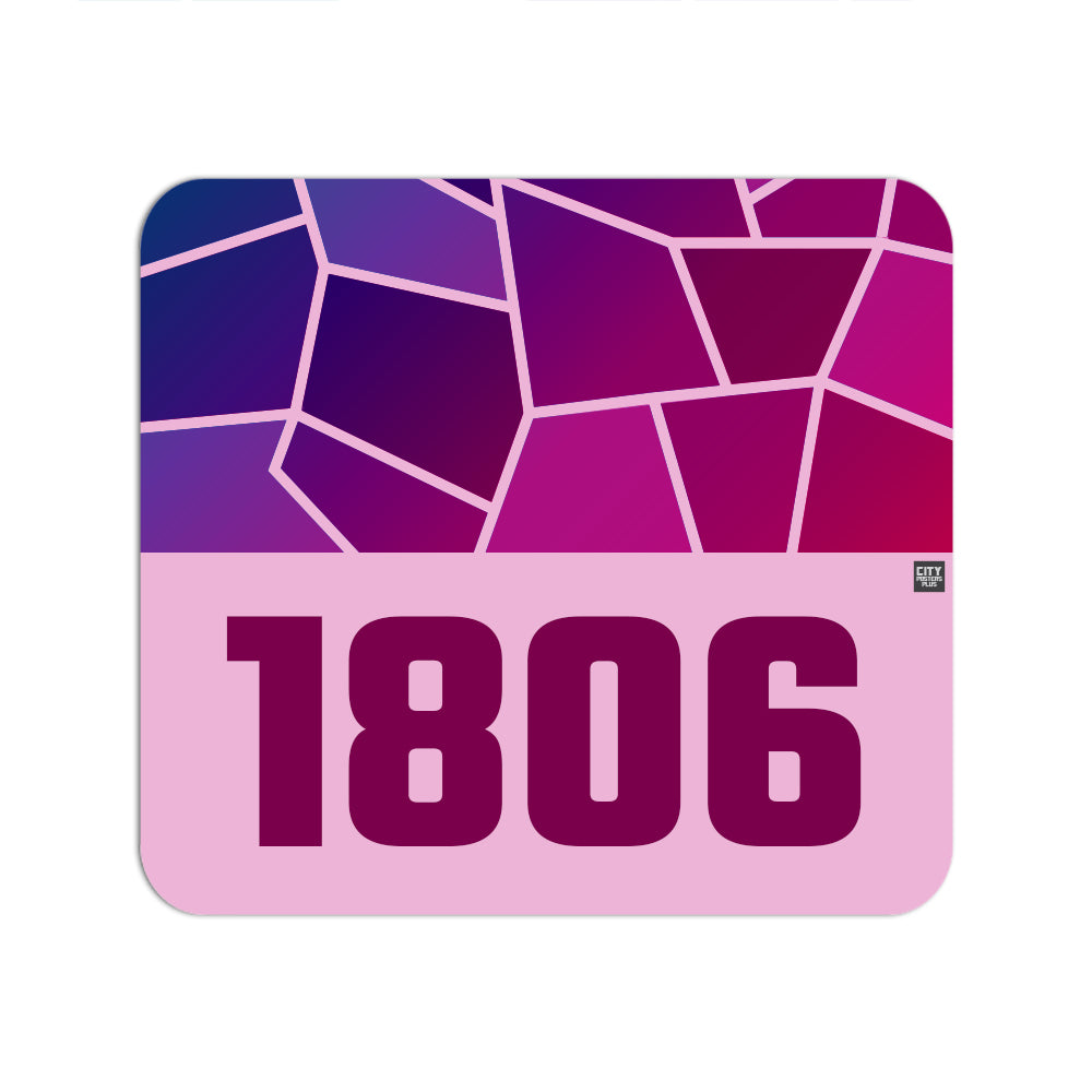 1806 Year Mouse pad (Light Pink)