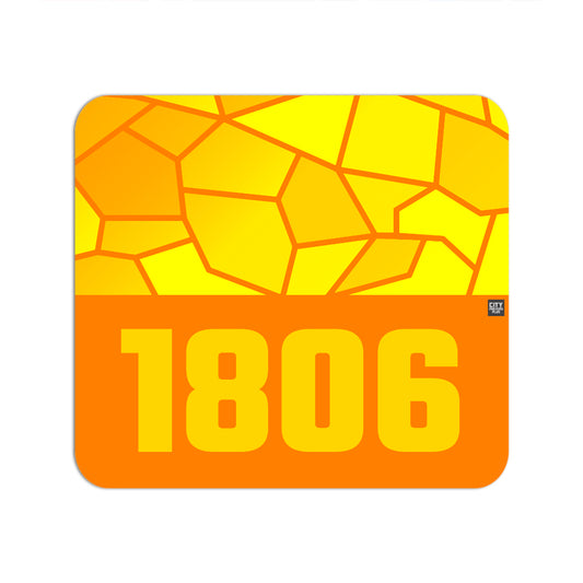 1806 Year Mouse pad (Orange)