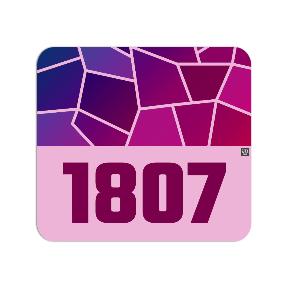 1807 Year Mouse pad (Light Pink)