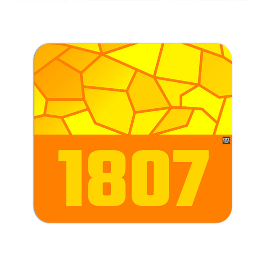 1807 Year Mouse pad (Orange)