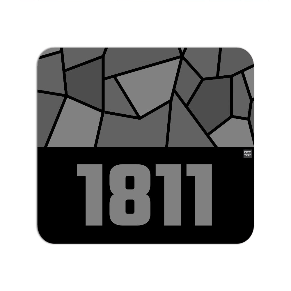 1811 Year Mouse pad (Black)