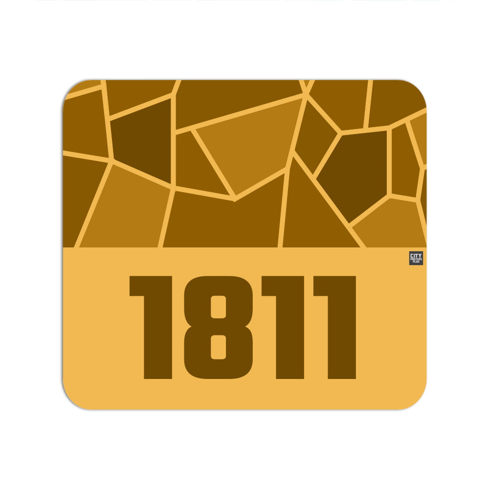 1811 Year Mouse pad (Golden Yellow)