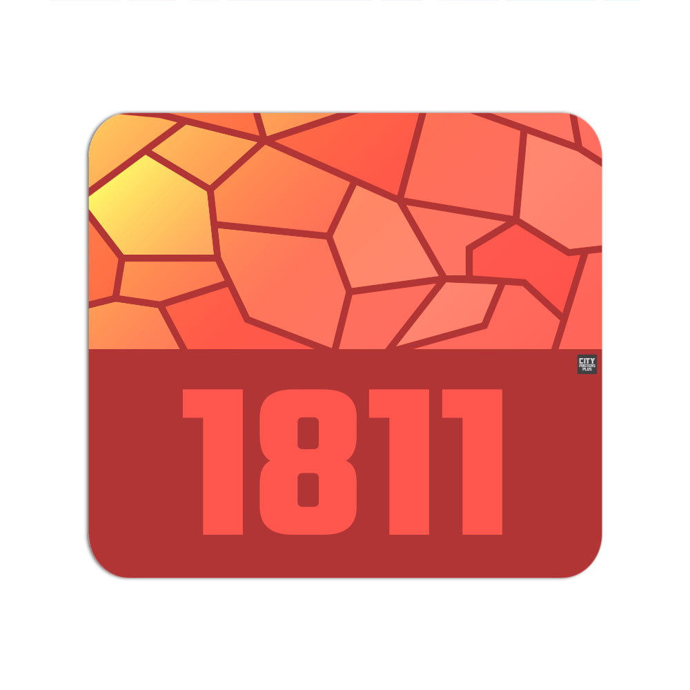 1811 Year Mouse pad (Red)