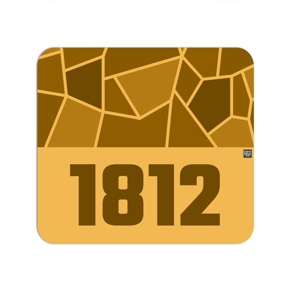 1812 Year Mouse pad (Golden Yellow)