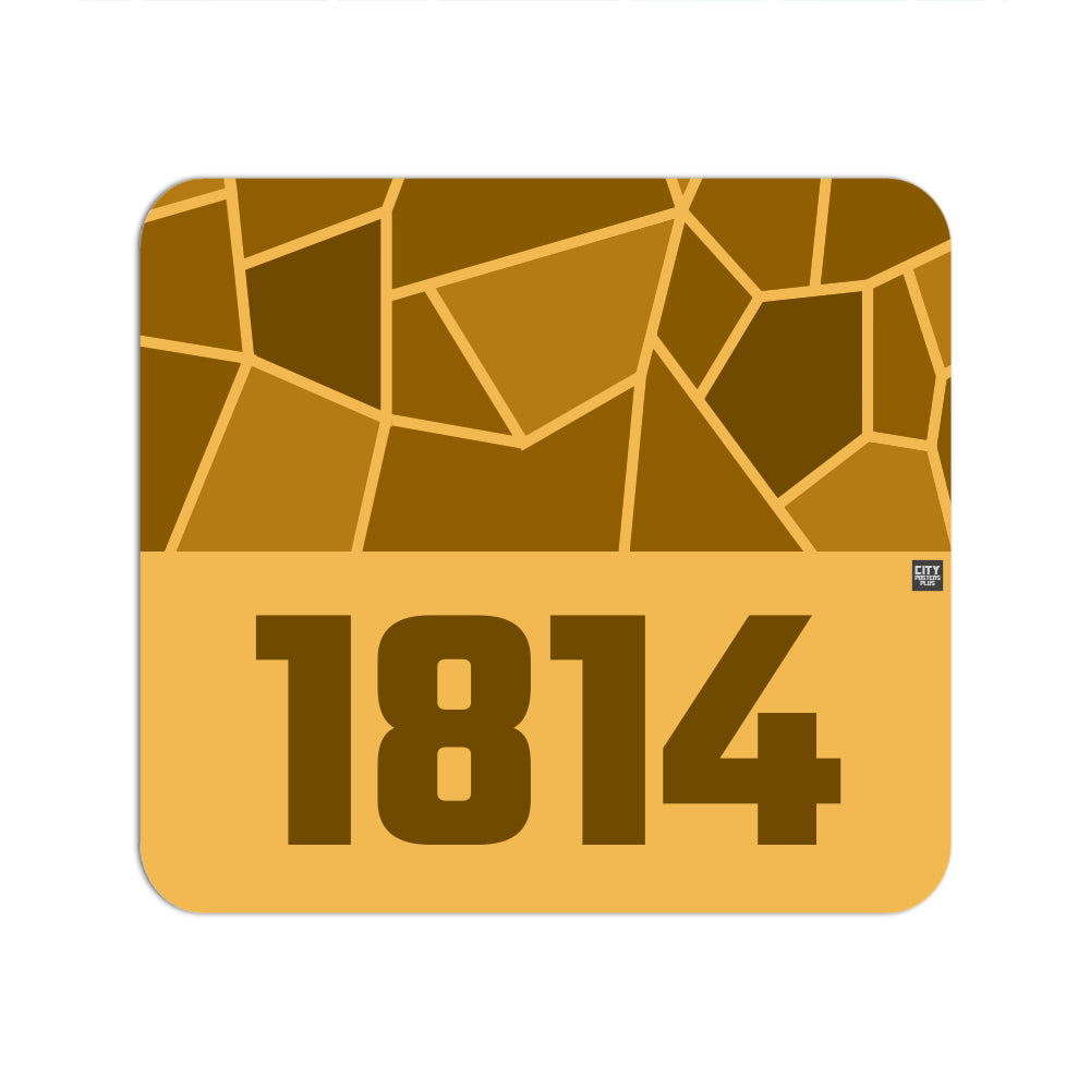 1814 Year Mouse pad (Golden Yellow)