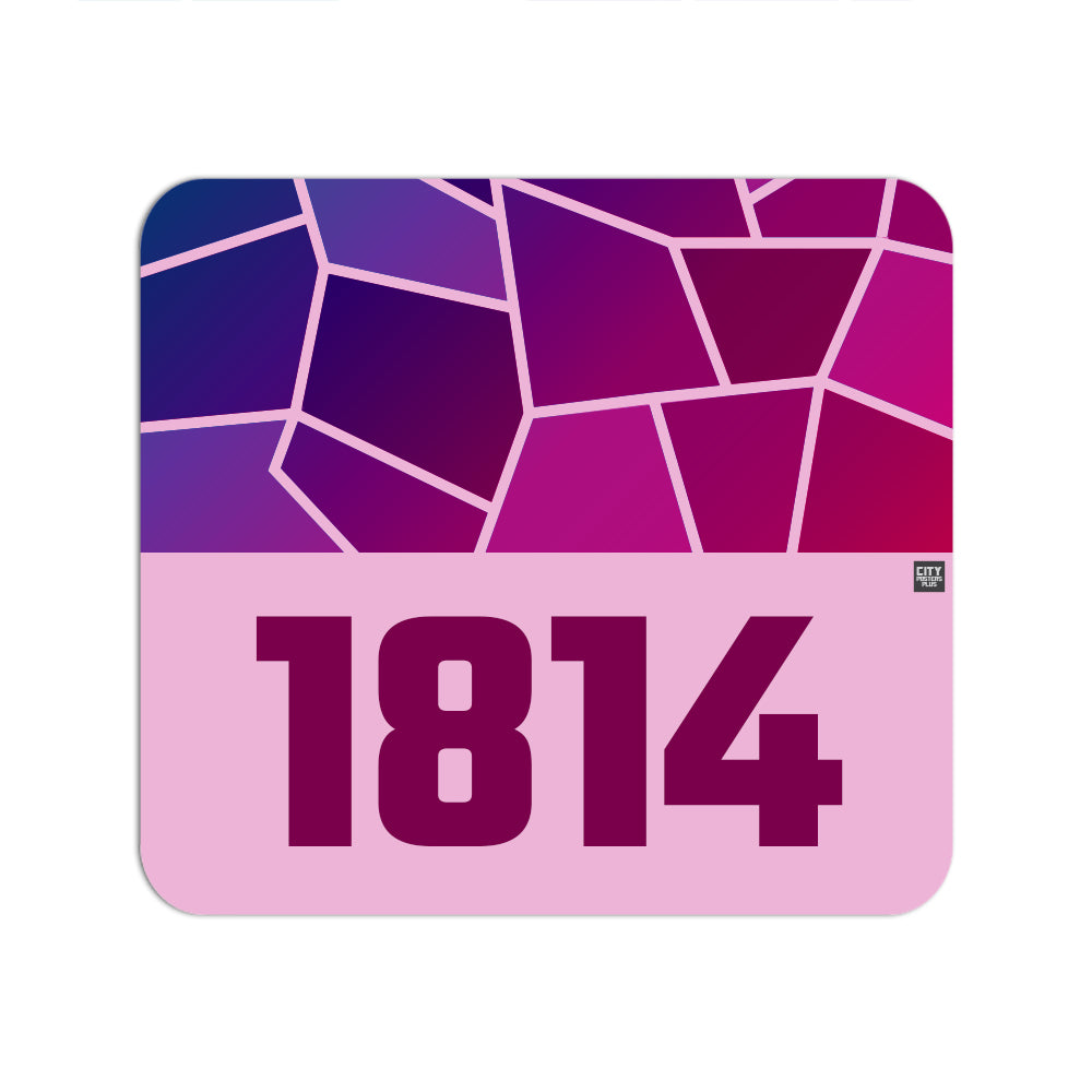 1814 Year Mouse pad (Light Pink)