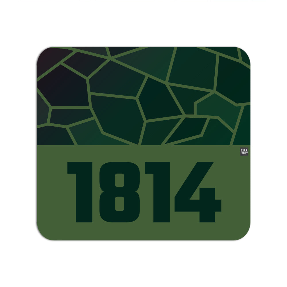 1814 Year Mouse pad (Olive Green)