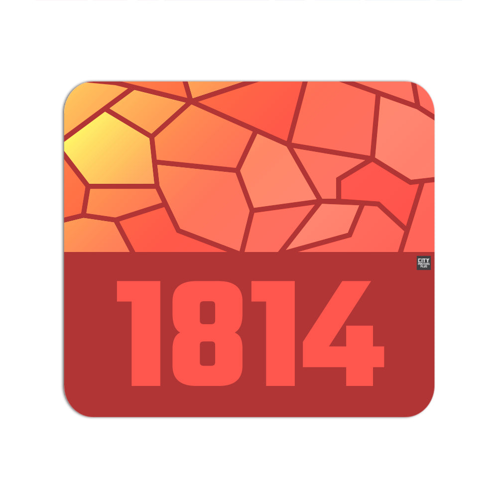 1814 Year Mouse pad (Red)