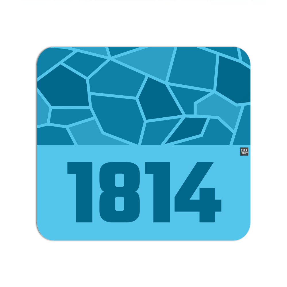 1814 Year Mouse pad (Sky Blue)