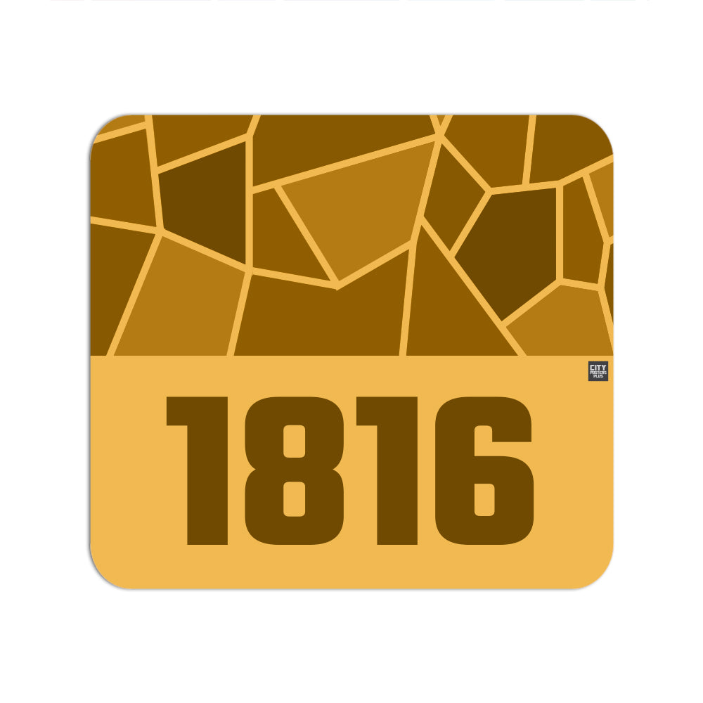 1816 Year Mouse pad (Golden Yellow)