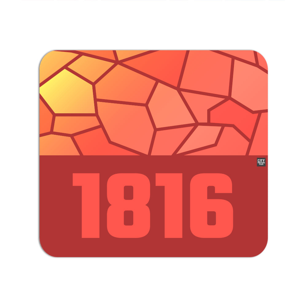 1816 Year Mouse pad (Red)