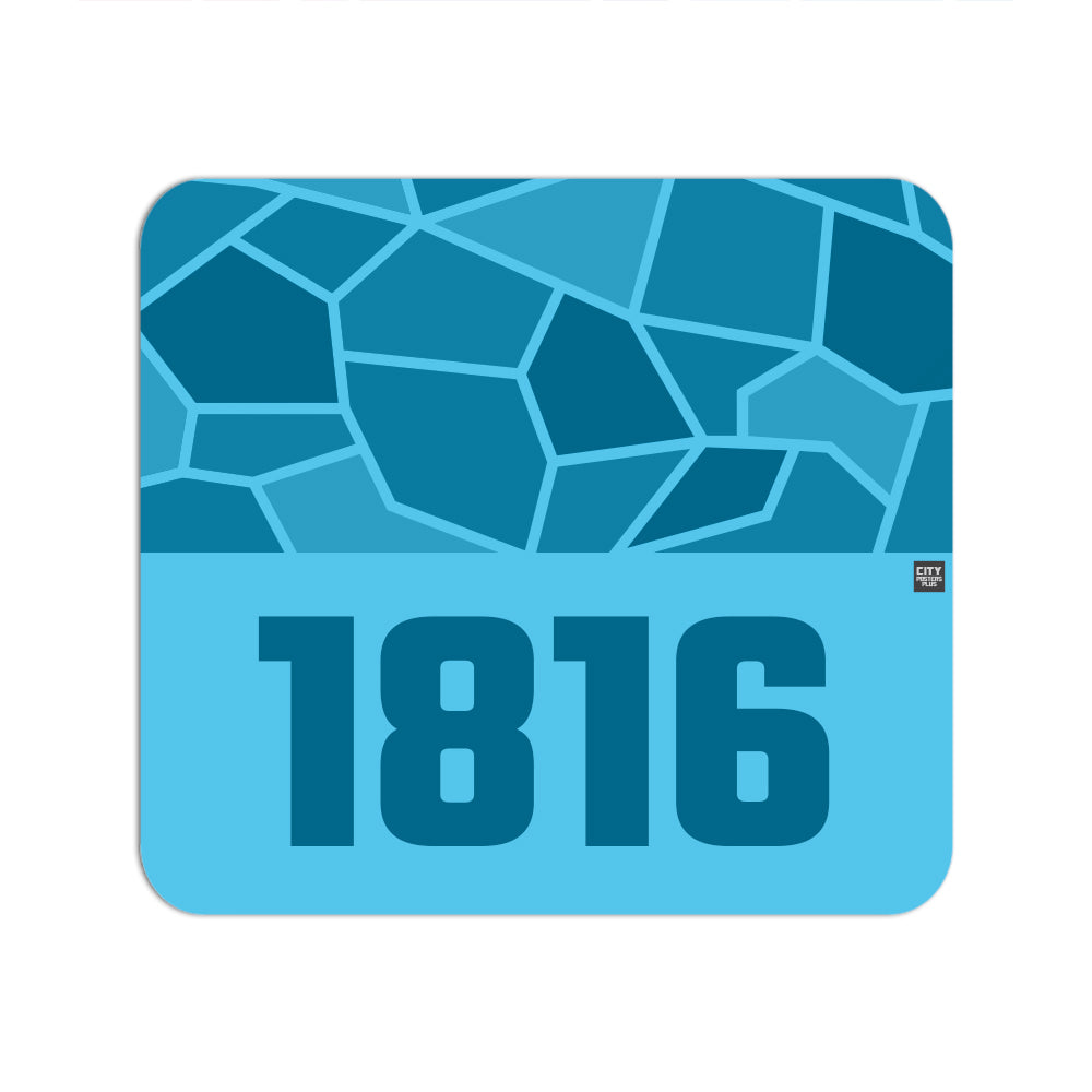 1816 Year Mouse pad (Sky Blue)