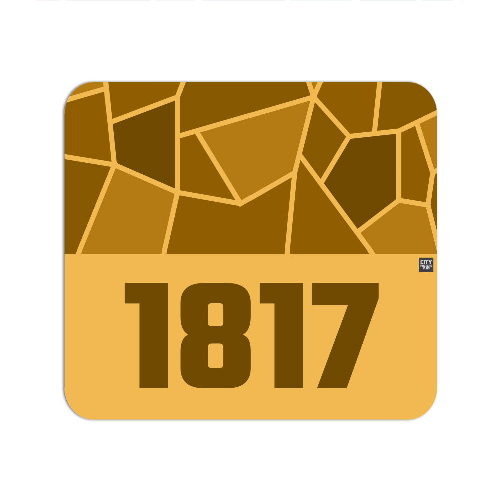 1817 Year Mouse pad (Golden Yellow)