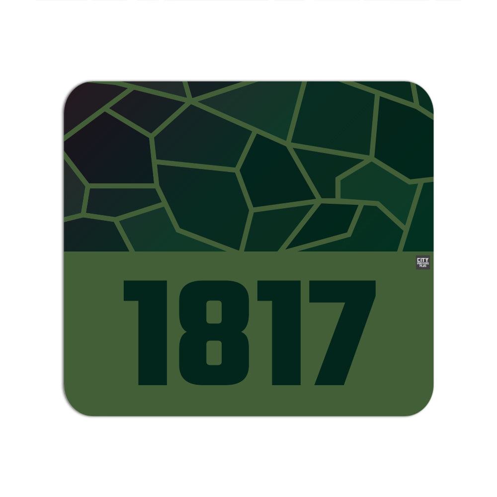 1817 Year Mouse pad (Olive Green)