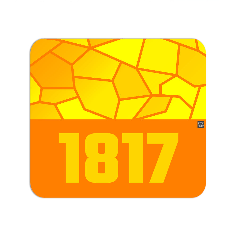 1817 Year Mouse pad (Orange)