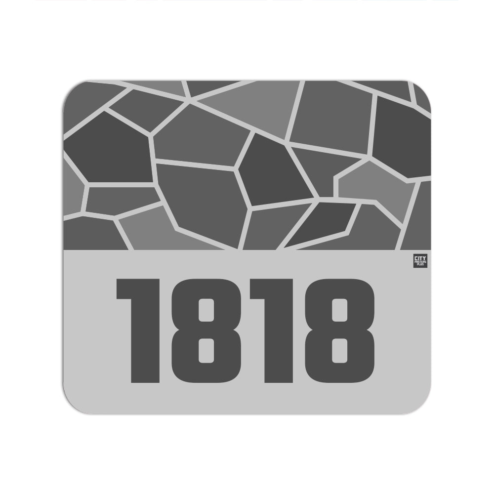 1818 Year Mouse pad (Melange Grey)