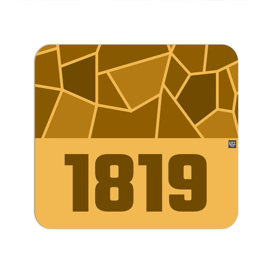 1819 Year Mouse pad (Golden Yellow)