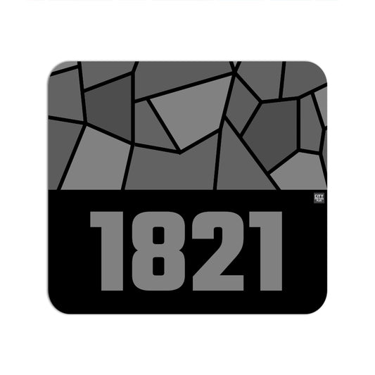 1821 Year Mouse pad (Black)