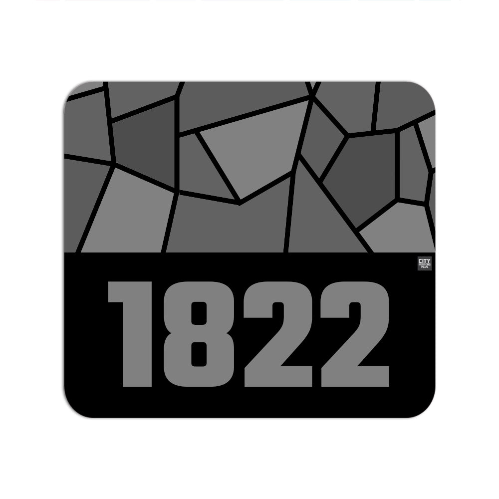 1822 Year Mouse pad (Black)