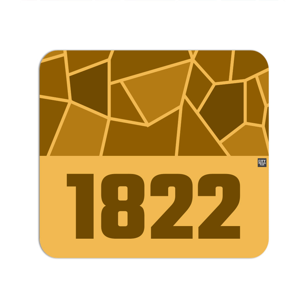 1822 Year Mouse pad (Golden Yellow)